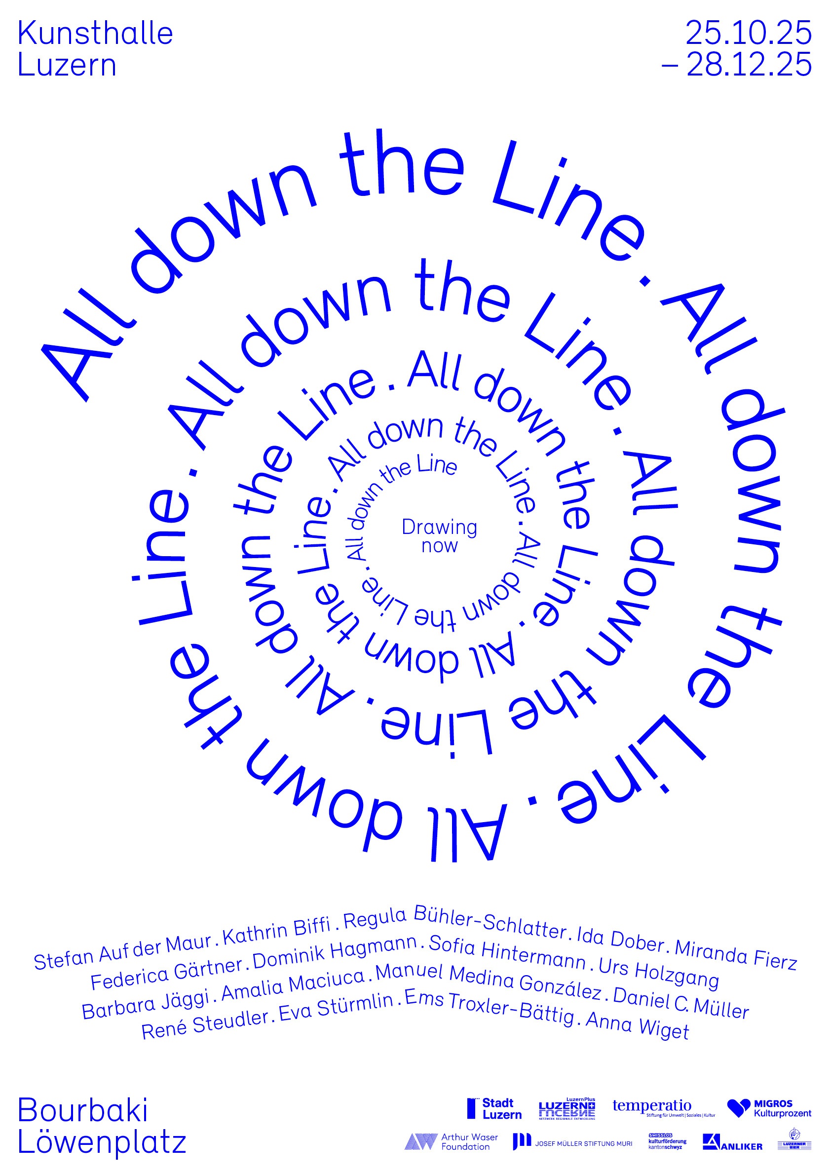 All Down The Line Plakat